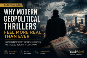 BookViral blog exploring why modern geopolitical thrillers feel more real than ever