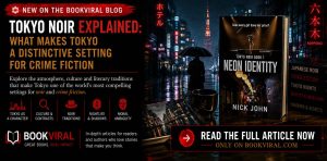 Tokyo Noir Explained blog banner featuring Neon Identity by Nick John and a Tokyo noir cityscape